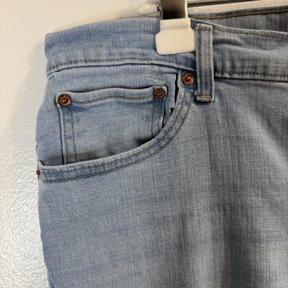 Levi's Levi Strauss Boyfriend Jeans 31 / 12 Light Wash Stretch Mid Rise Ankle - Picture 3 of 8
